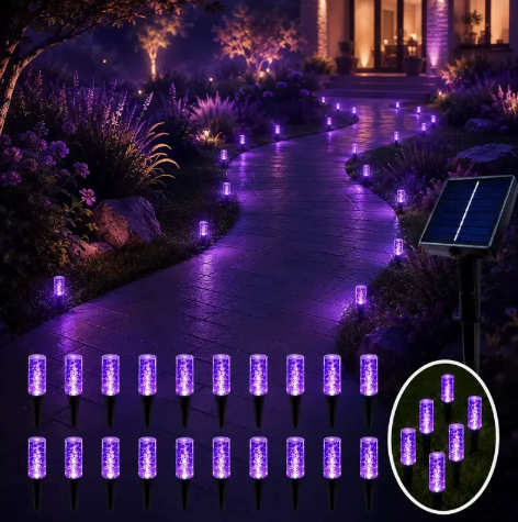 🔥 Limited 50% OFF 🔥 Solar Pathway Lights Outdoor Crystal Bubble