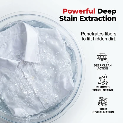 Laundry Whitening Deep Clean Sheets | Fix Yellowed Dingy Clothes