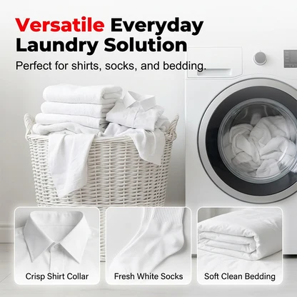 Laundry Whitening Deep Clean Sheets | Fix Yellowed Dingy Clothes