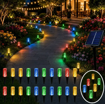 🔥 Limited 50% OFF 🔥 Solar Pathway Lights Outdoor Crystal Bubble