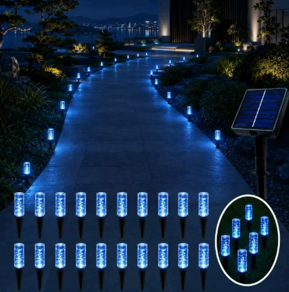🔥 Limited 50% OFF 🔥 Solar Pathway Lights Outdoor Crystal Bubble